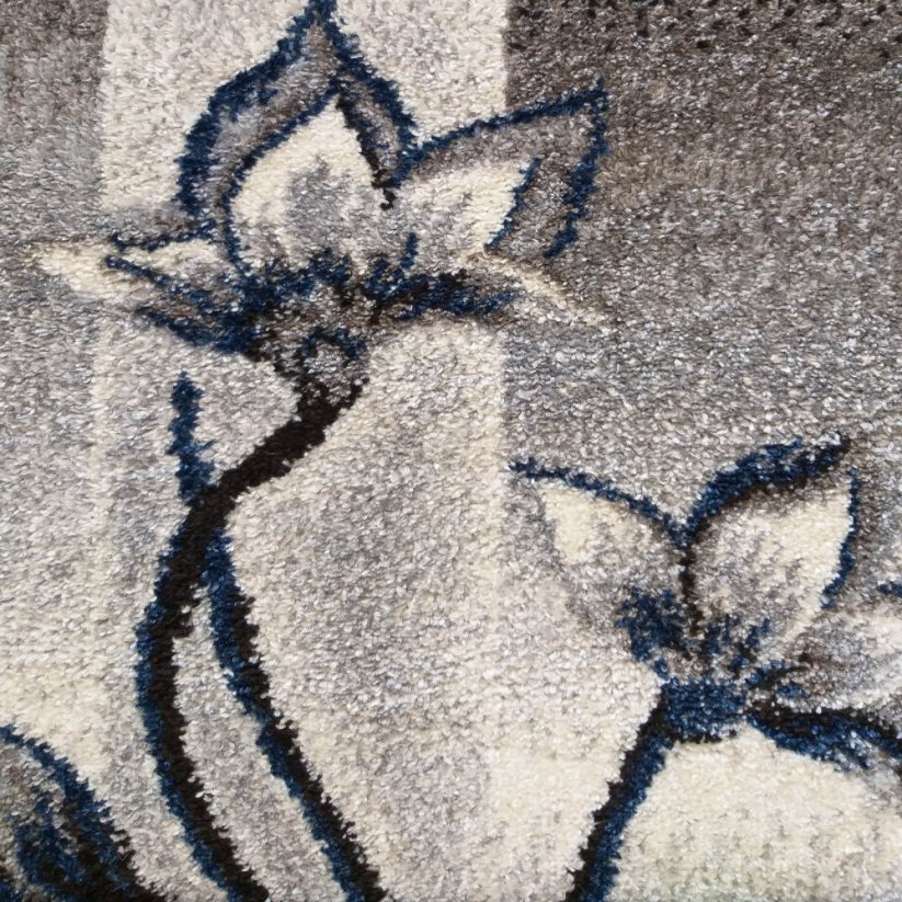 Bellissimo tappeto da soggiorno con motivi floreali - Misure: Larghezza: 120 cm | Lunghezza: 170 cm