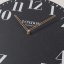 Retro-Wanduhr in schwarz LONDON RETRO 50cm