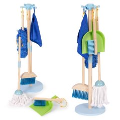 Kinderputzset - Holzset mit 7 Zubehörteilen