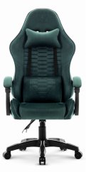 Herné kreslo HC-1000 Green - zamatová látka