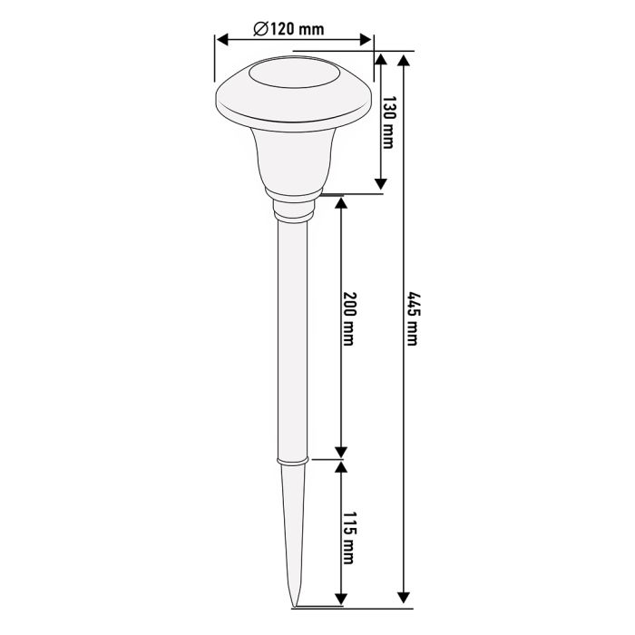 Solárna lampa 10 lm 99-084 NEO