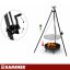 Vrtni roštilj Kaminer Tripod – tronožac s podesivom rešetkom za roštilj 70 cm