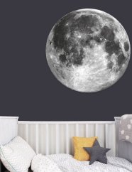 Originalna stenska nalepka moon 45 cm