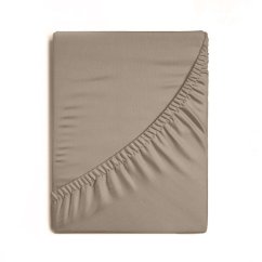 Spannbettlaken SOFT beige – elastisches Bettlaken für Matratzen