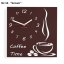 Ceas de perete Coffee Time - Culoare: Violet