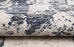 Esclusivo tappeto blu-beige