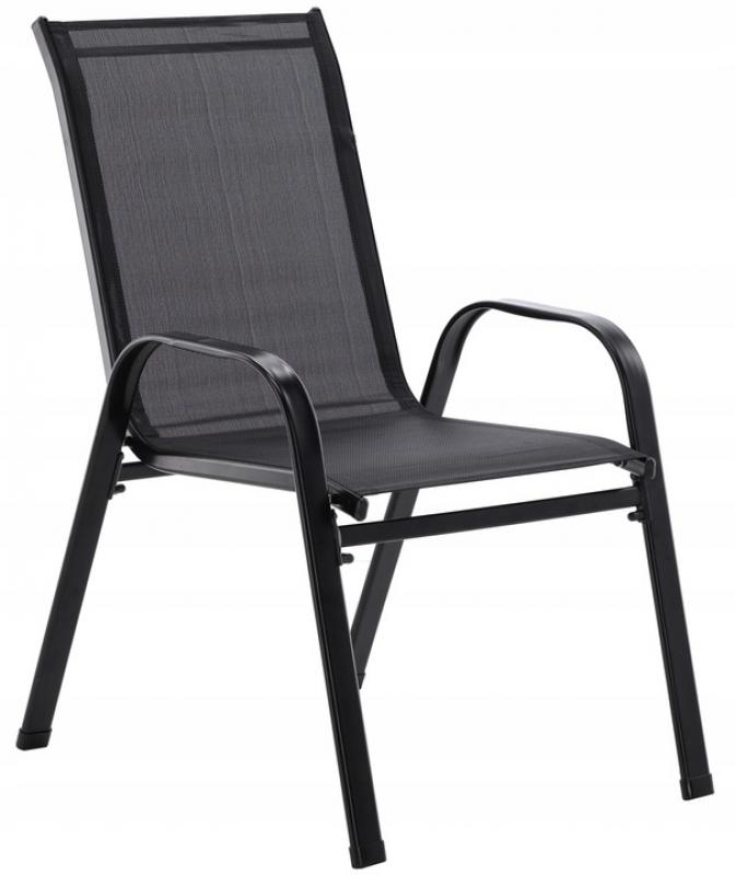 Set zahradního nábytku v černé barvě