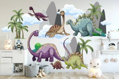 Gyerek falmatrica Dinoszauruszok