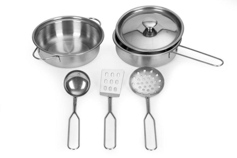 Cucina realistica in legno per bambini con luce LED, suoni e accessori