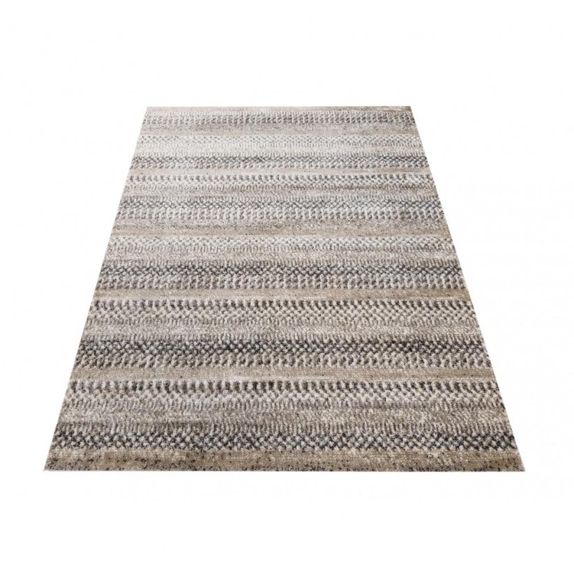 Качествен килим с абстрактен десен в естествени нюанси - Размерът на килима: Ширина: 120 см | Дължина: 170 см
