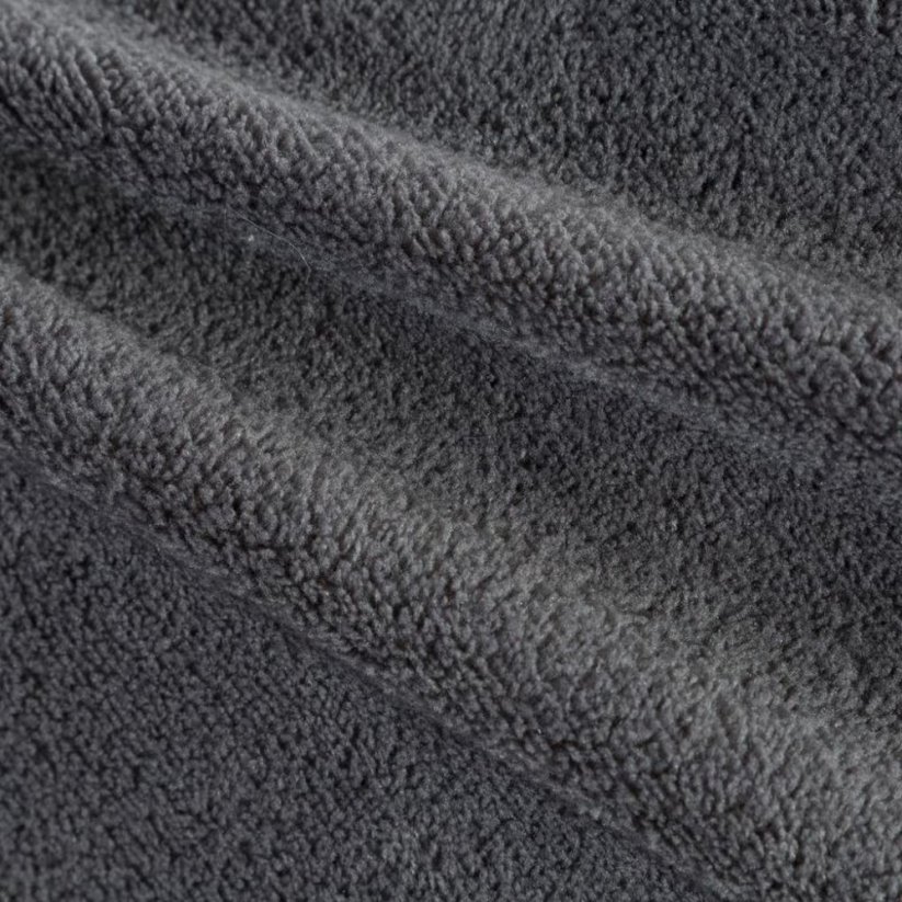 Šedá jednobarevná deka z mikrovlákna 150 x 200 cm