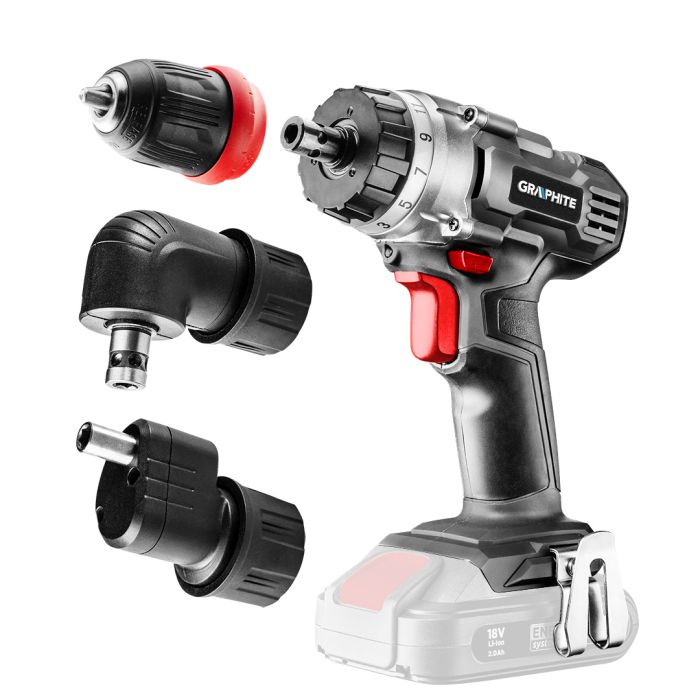 Акумулаторна отвертка Energy+ 18V, 58G022-AD GRAPHITE