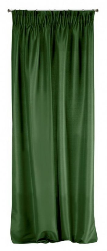 Zöld függöny 140 x 175 cm - Méret: Hossz: 175 cm