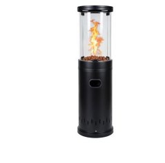 Plynový terasový ohrievač s lávovými kameňmi – 9 kW, 139 cm