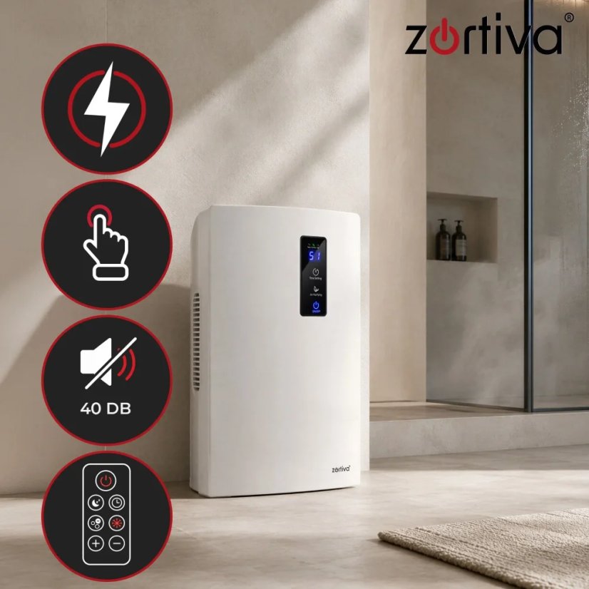 ZORTIVA Dezumidificator de aer – 700 ml/24 h