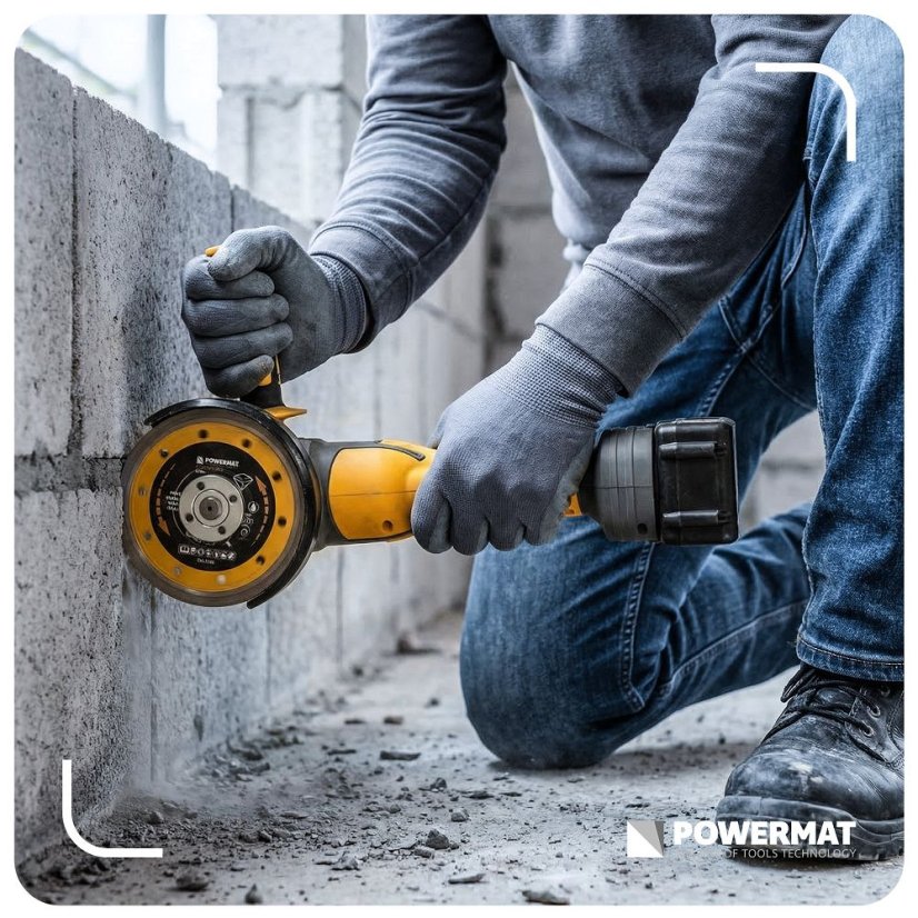 Disc diamantat 125 mm pentru beton, gresie și ceramică - diametru interior 22,23 mm