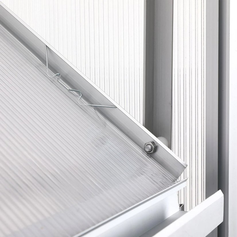 Polycarbonat-Gewächshaus 380 cm x 190 cm x195 cm - 7,22m2