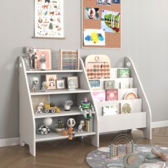 Praktisches Montessori 2in1 Regal für Kinder