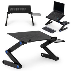 Podesivi stalak za laptop s podlogom za miš