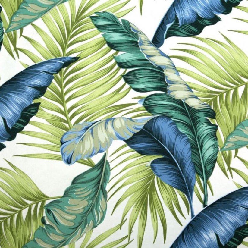 Exotické dekoračné závesy s motívom palmových listov
