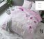 Ružové posteľné obliečky s motívom kvetín