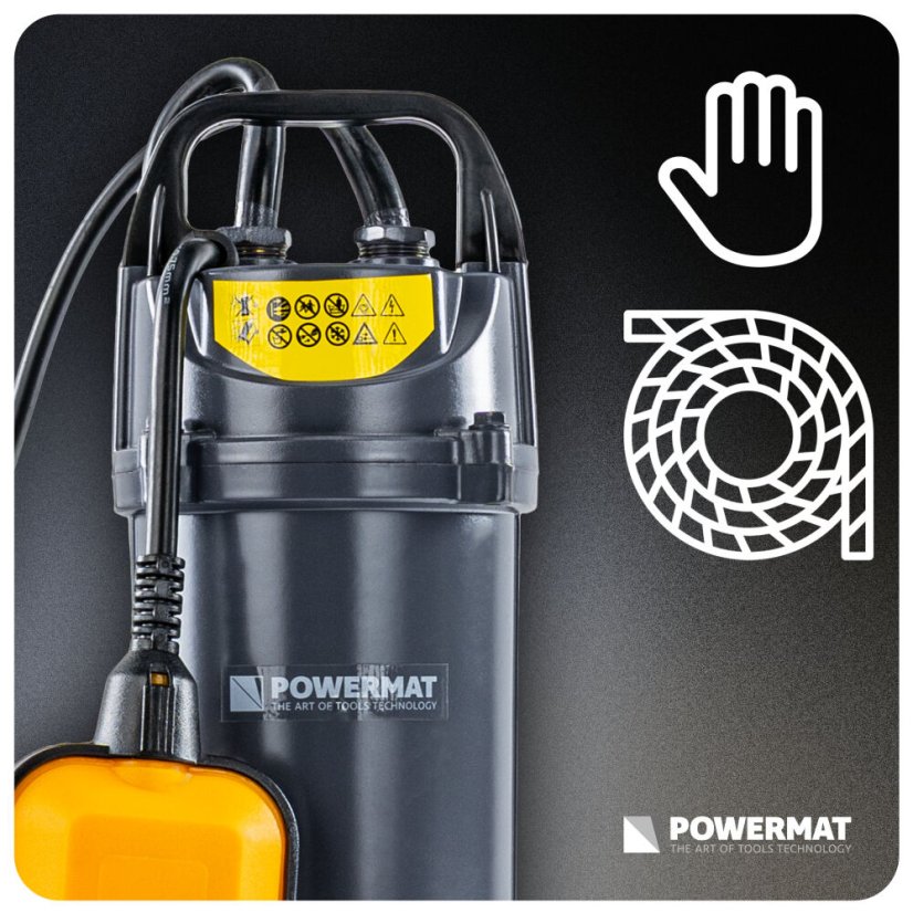 550 W-os merülőszivattyú úszókapcsolóval