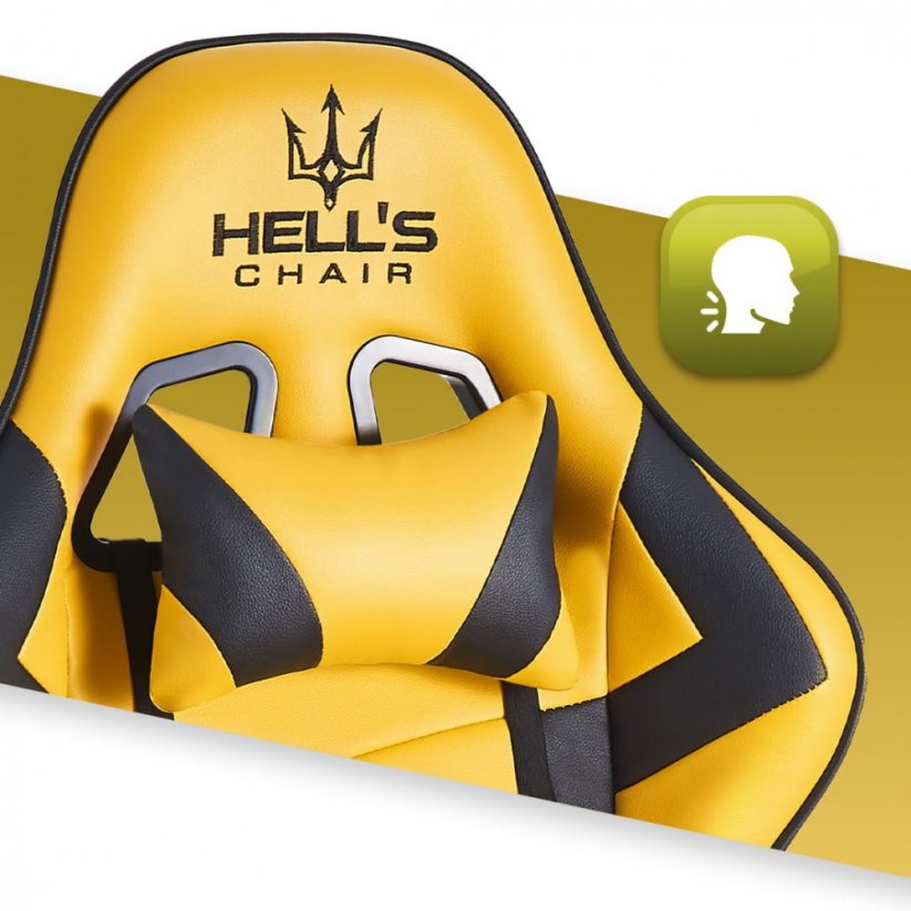 Herní židle HC-1007 Yellow 