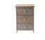 Kommode LUIZA mit 3 Schubladen - Boho-Design, 40 x 29 x 58 cm