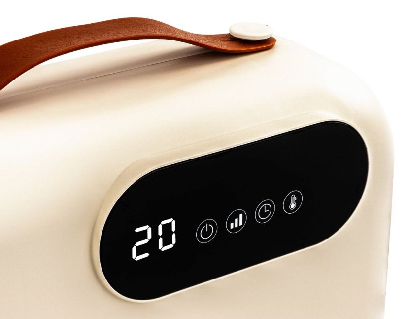 Termoventilátor – přenosný ohřívač 2000 W s LCD displejem a dálkovým ovládáním