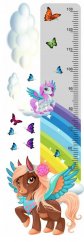 Autocolant de perete riglă de poveste My Little Pony 40 x 120 cm