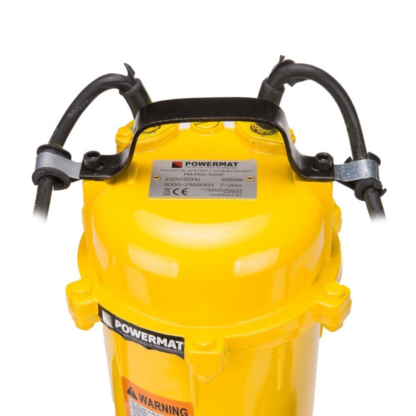 Kalové čerpadlo do žumpy s mlynčekom a plavákom PM-PDS-3000P