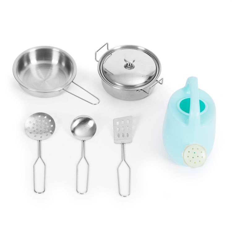Kinderküche aus Tannenholz + Zubehör