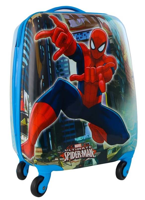 Geantă de călătorie pentru copii Spiderman albastru 31 l