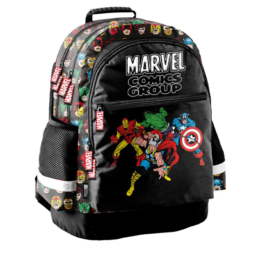 Školski set Avengers Marvel Comics – ruksak, vrećica i sportska torba