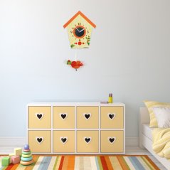 Leise Wanduhr für das Kinderzimmer
