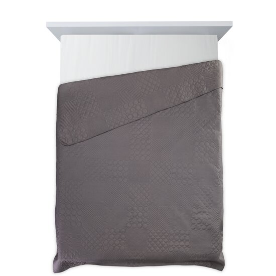 Дизайнерска покривка за легло Boni тъмно сиво