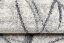 Heller cremefarbener moderner Teppich mit Blattmotiv - Die Größe des Teppichs: Breite: 140 cm | Länge: 200 cm