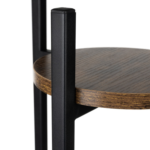 Kovový 3-poschodový stojan na kvety v loftovom štýle