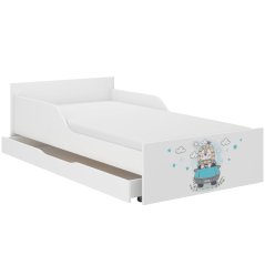 Kvalitní dětská postel s pohádkovým motivem lvíka 160 x 80 cm