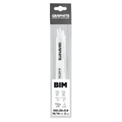 GRAPHITE 57H950 Orrfűrészlap 150 mm 2 db