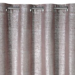 Luxus rózsaszín függöny ezüst csillogással 140 x 250 cm