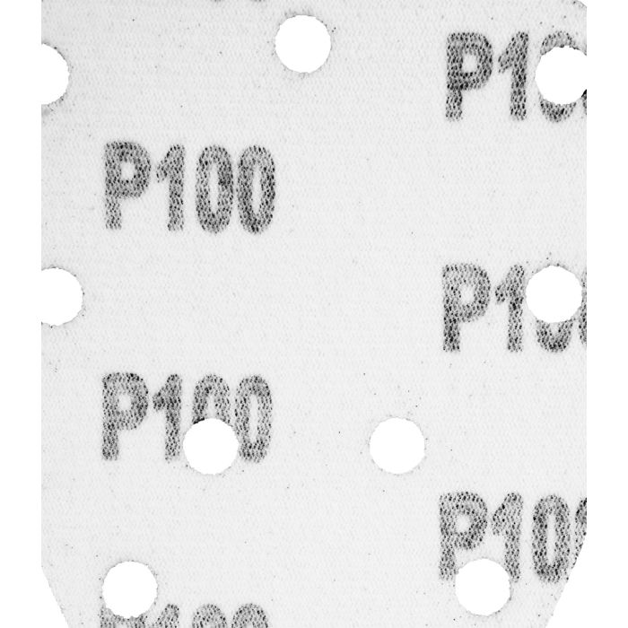 Brúsny papier na suchý zips delta 140 x 140 x 80 mm, K100, 5 ks, s otvormi 54H012 GRAPHITE