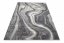 Dunkelgrauer Designteppich mit abstraktem Muster - Die Größe des Teppichs: Breite: 60 cm | Länge: 100 cm
