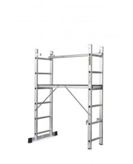 Hliníkové lešenie 2x6 / rebrík 33 x 114 cm 