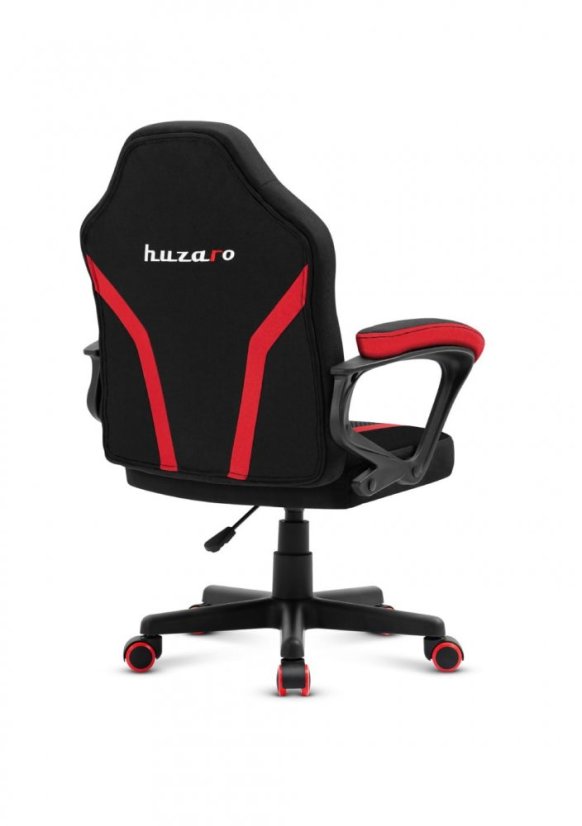 Hochwertiger Gaming-Stuhl für Kinder in Schwarz und Rot