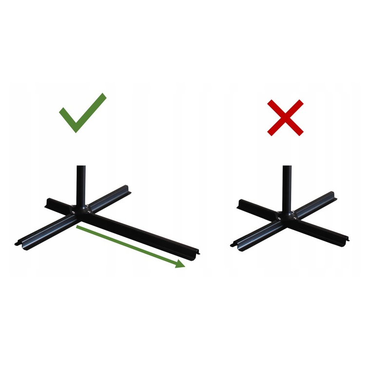 Zeleni vrtni suncobran sa postoljem i LED rasvjetom