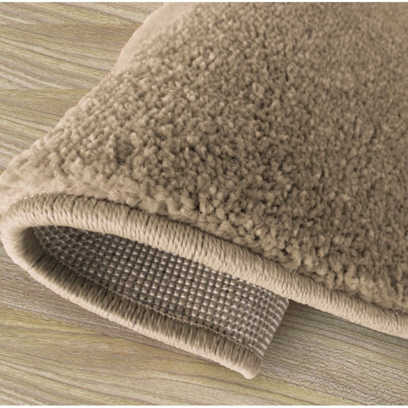 Bézs színű kerek szőnyeg - Méret: Szélesség: 100 cm | Hossz: 100 cm
