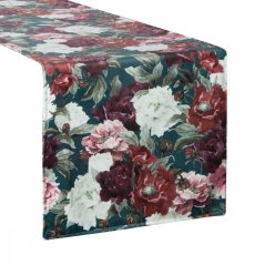 Krásny kvetovaný behúň na stôl