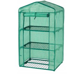 Зелен балконски парник с рафтове 69 x 49 x 125 cm