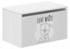 Aufbewahrungsbox für Kinder niedlichem Bärenmotiv 40x40x69 cm